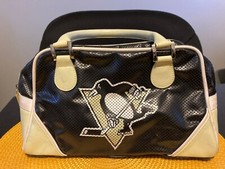 Pittsburgh Penguins Purse-Black & Pale Yellow-Good Condition