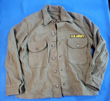 Vintage Korean War Era US Army Wool Uniform Shirt Size M Read Description