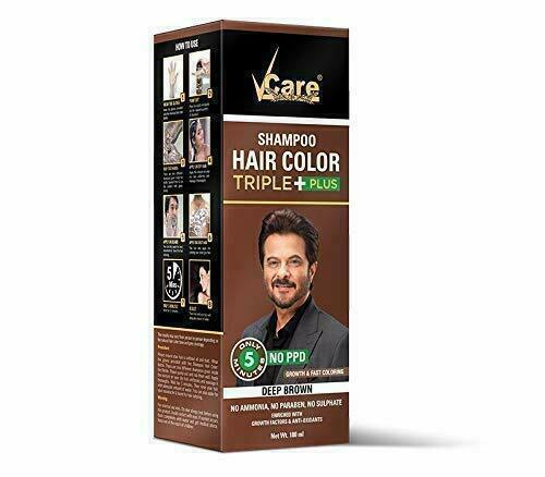 Vcare Shampoo Hair Color (Deep Brown) 180ml | eBay Vcare Shampoo Hair Color (Deep Brown) 180ml | eBay