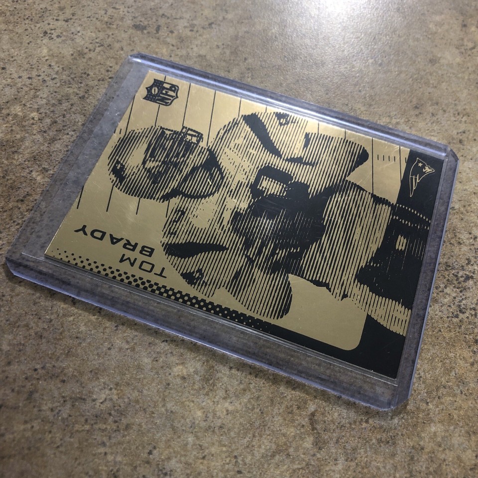 TOM BRADY 2003 Merrick Mint Laser Line GOLD CARD NFL NE Patriots Free