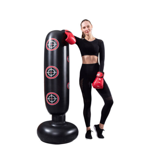 neu WANGQI Punchingsäcke,1.6m Aufblasbarer Standboxsack Freistehender Boxsack De - Bild 6 von 10