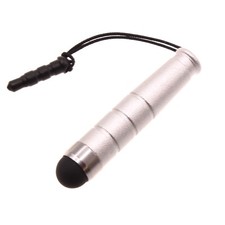 For Samsung Galaxy S20/S21/S23/S24 FE - Touch Pen Stylus Aluminum Compact Silver