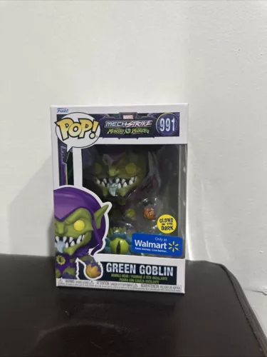 Funko Pop! Marvel Mech Strike Monster Hunters 991 Green Goblin Vinyl Figure New