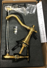 Miseno Corella 1.2 GPM Widespread Bathroom Faucet Model 113123-BAF-BG Brush Gld
