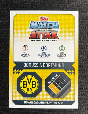 世界50枚限定！22-23 Topps Niklas Sule 直筆サイン 2022-23 Topps Match Attax UCL Niklas Sule Limited Edition