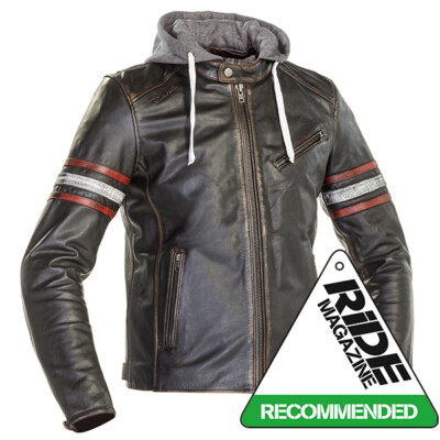 Richa Toulon 2 Motorbike Motorcycle Leather Jacket Black / Red