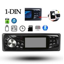 Single 1 Din FM/AUX/USB/SD Car Stereo Radio MP3 Player Bluetooth In-Dash Audio