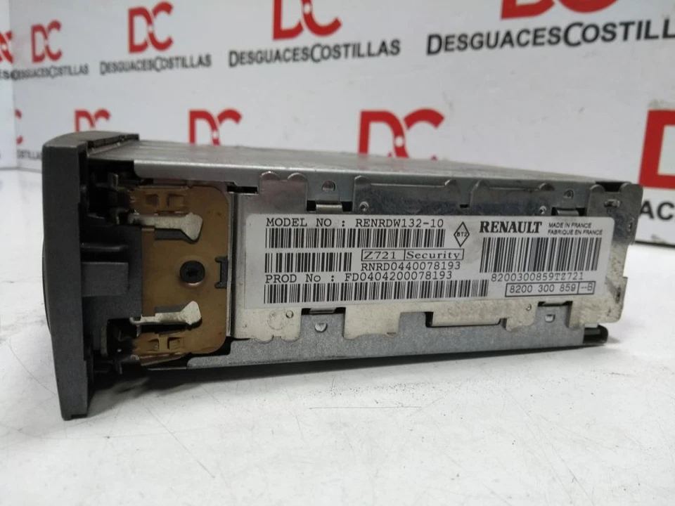 8200300859B Sistema Audio/Radio Cd para RENAULT SCENIC II (JM) Authentiqu 119436 - Imagen 2 de 4