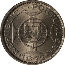 Angola 1972 5 escudos NGC MS65