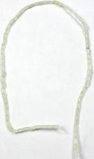 2 -14" Strands 142 Vintage Light Brown Quartz Gem Stone Tube 6x3mm Loose Beads