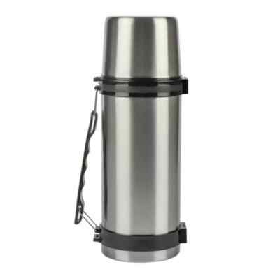 1,5l Edelstahl Vakuum Thermoskanne Heiß & Kalt Tee Kaffee Tragegriff