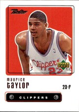 1999 Upper Deck NBA Maurice Taylor Card #5