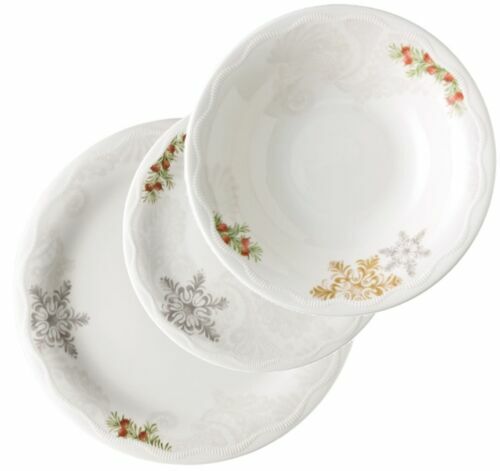 Hutschenreuther Happy Wintertime Kaffeeset 18-teilig - Weihnachtsporzellan Rot/grün