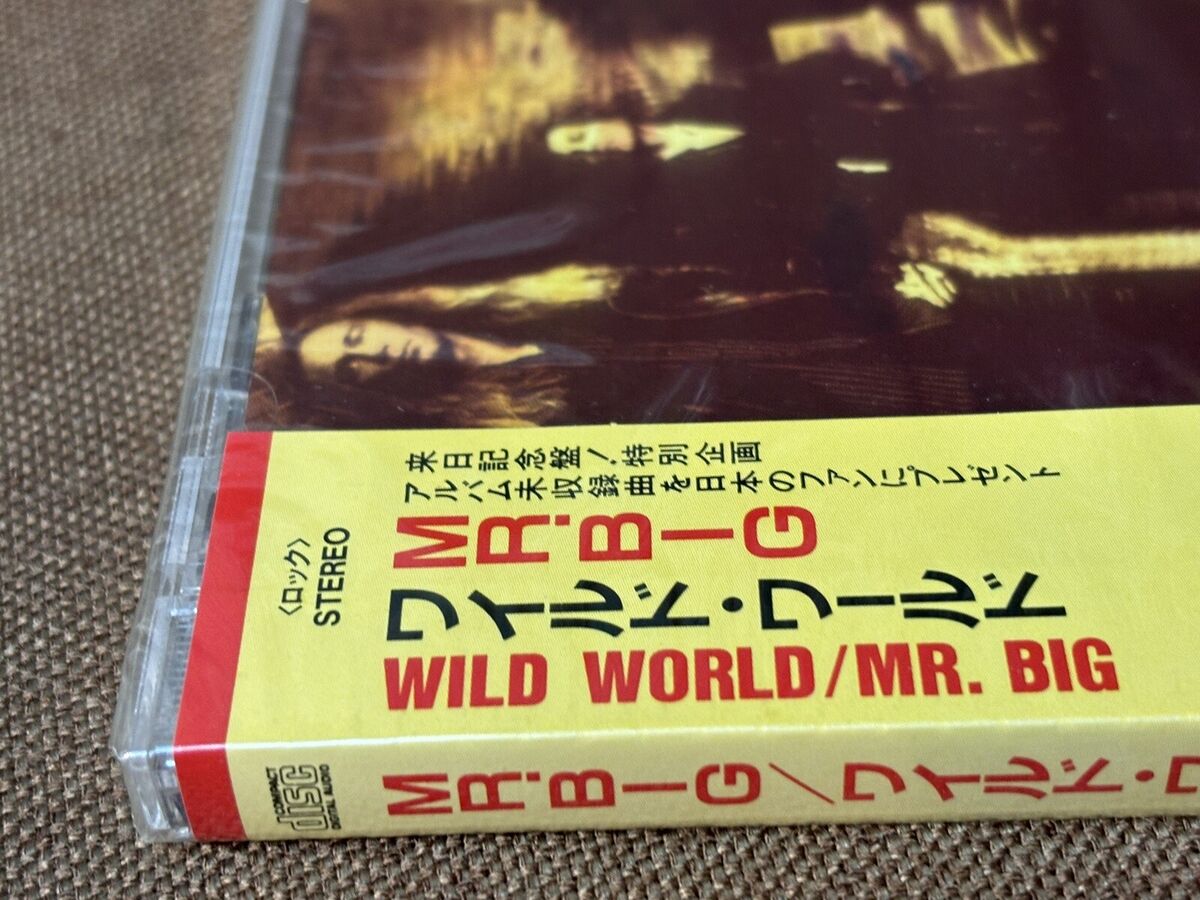 Sealed MR. BIG Wild World JAPAN 5 Sealed MR. BIG Wild World JAPAN 5
