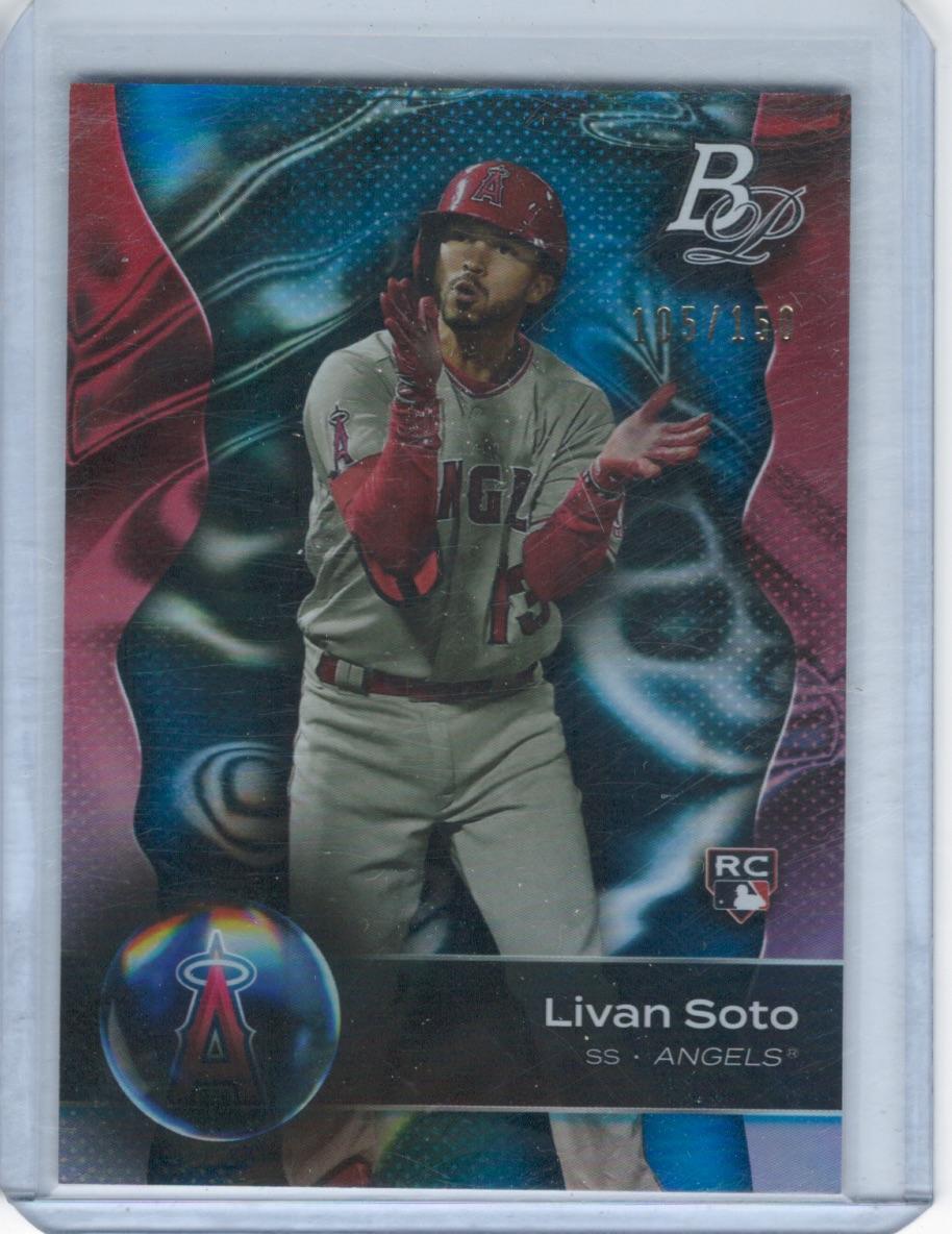 2023 Bowman Platinum #22 Livan Soto Blue #/150