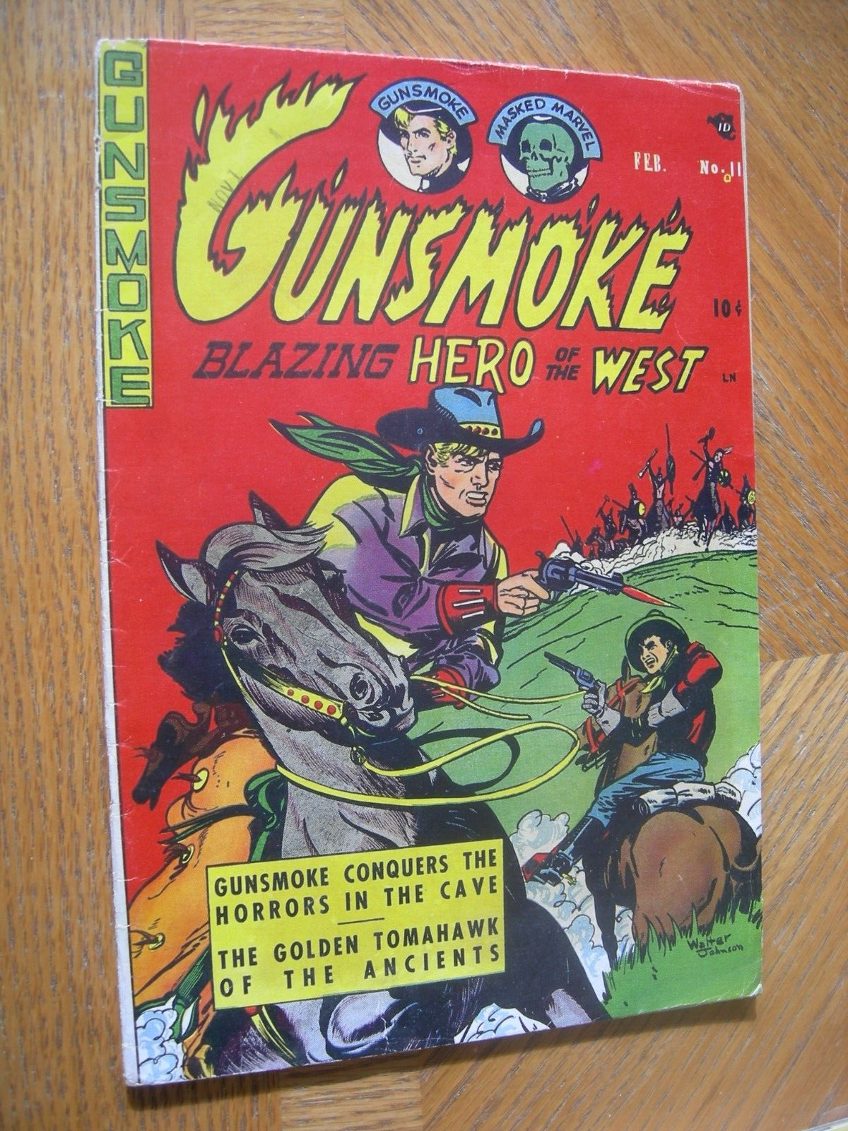 Gunsmoke #11 VG- Blazing hero of the West + Masked Marvel
