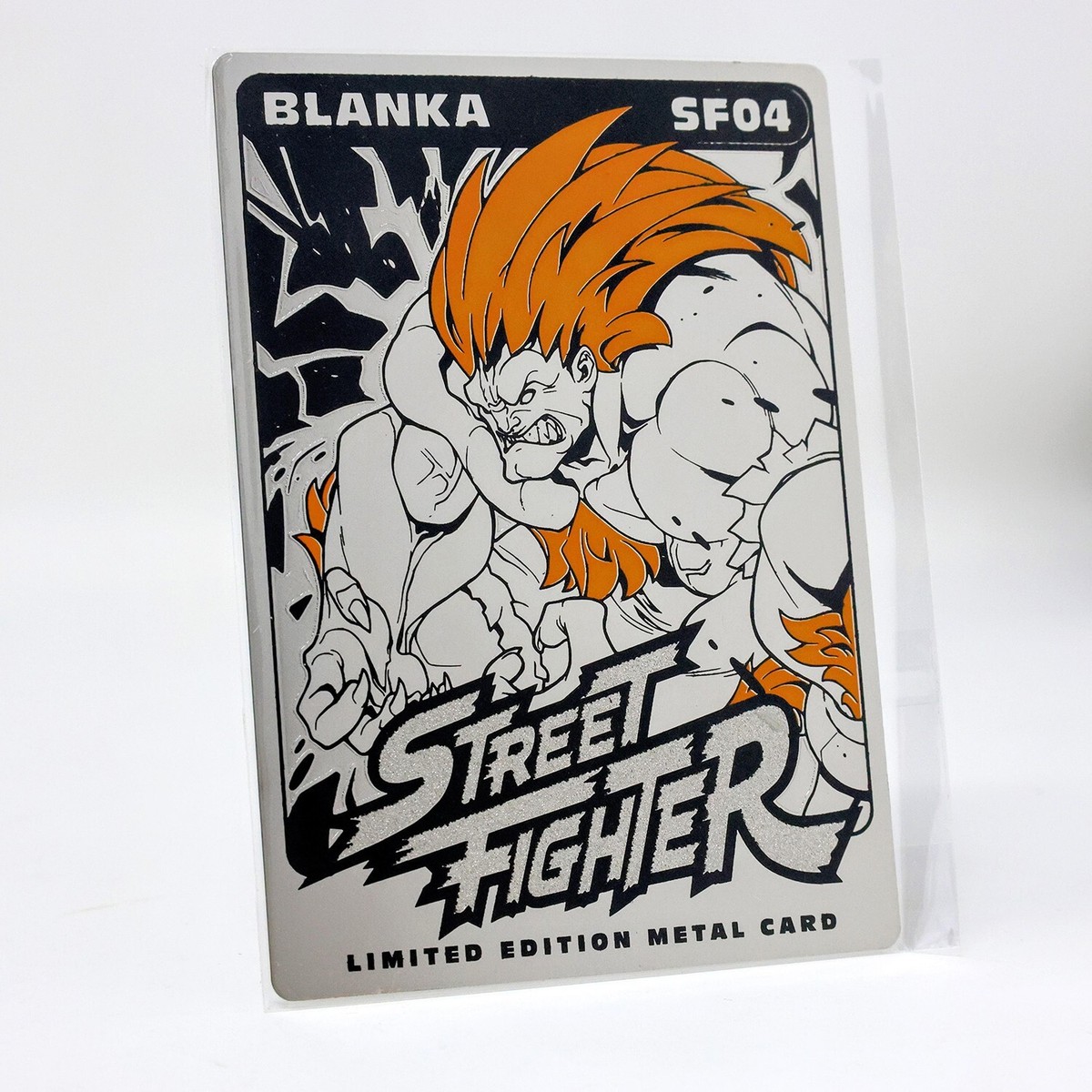 UDON Street Fighter Blanka Metal Card SF04 Limited Edition Capcom