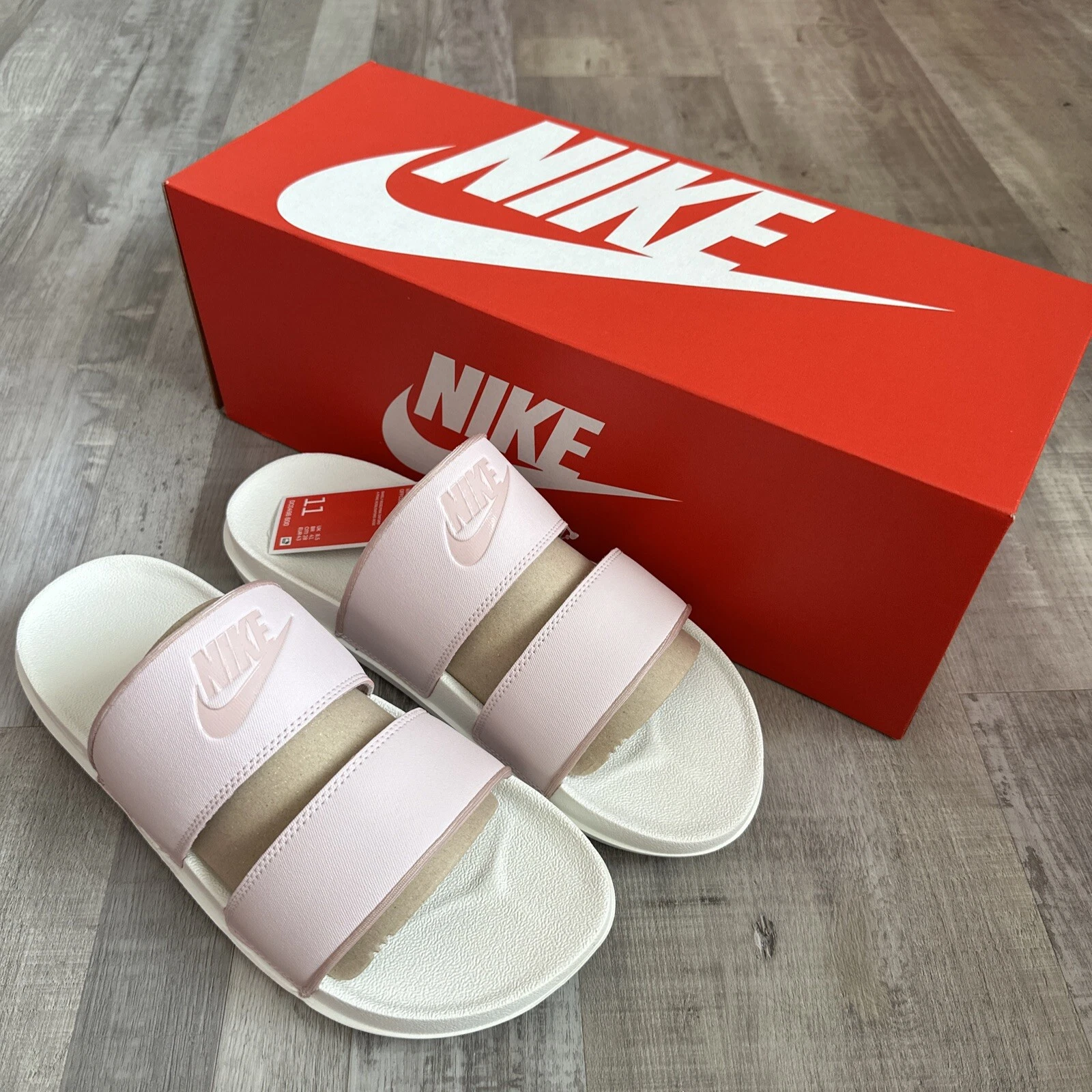 Nike donna Offcourt Duo Slide a malapena rosa rosa Oxford taglia 11