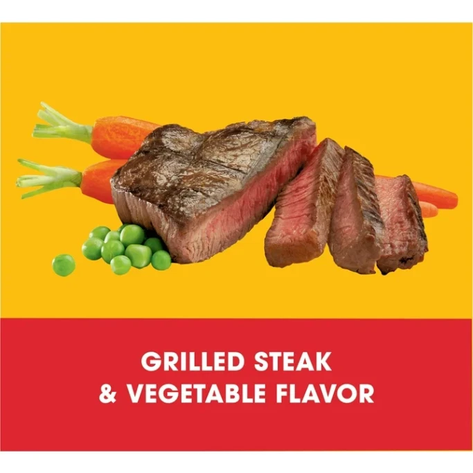 2 PACK Pedigree Complete Nutrition Grilled Steak & Vegetable Dry Dog Food, 44 lb - Image 4 of 4