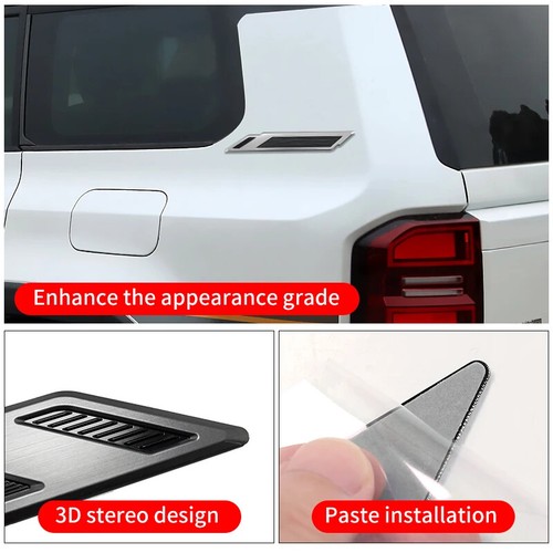 Para 2024 2025 Toyota Land Cruiser 250 Accesorios Carrocería Logo Decoración Etiqueta - Imagen 5 de 10
