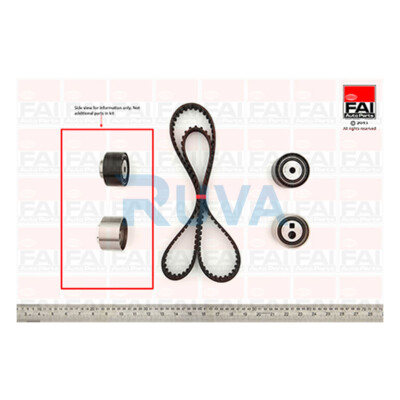 Fits Berlingo Partner Expert 206 Scudo 1.9 D TD Ruva Timing Cam Belt Kit