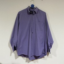 Men  s Club room By Charter Club Long Sleeve Dress Shirt Purple Size 16