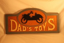 DAD/'S GARAGE SERVICE /& REPAIR SON DAUGHTER CAR WORKSHOP METAL PLAQUE SIGN B266