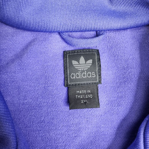 Adidas I Love Madrid Real Madrid Track Jacket Trefoil Purple Size 2XL - 第 5/11 張圖片