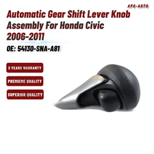 Automatic Gear Shift Lever Knob Shifter 54130-SNA-A81 For Honda Civic 2006-2011