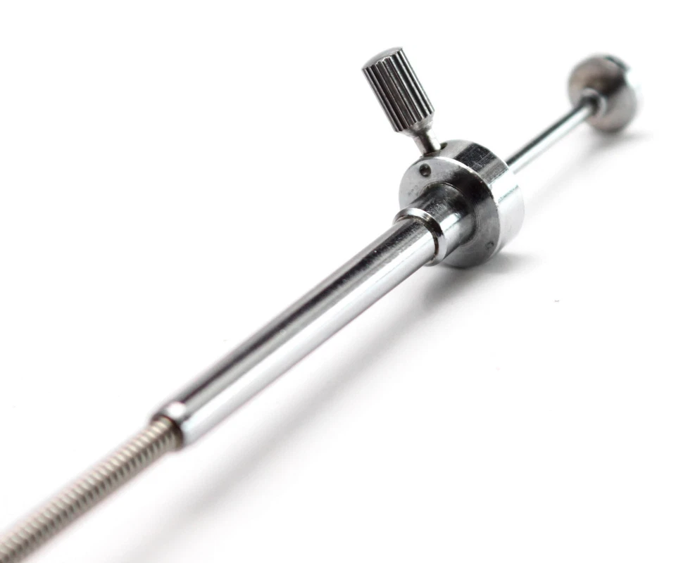 Cable de liberación de obturador telescópico de 20" todo metálico para cámara telémetro SLR de película de 35 mm Foto 4 de 4