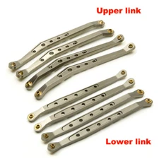 Aluminum Lower & Upper Suspension Link Rod Linkage Set For RC 1/10 Axial Wraith