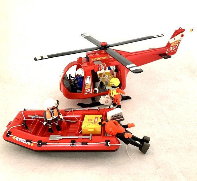 playmobil air rescue helicopter 4222