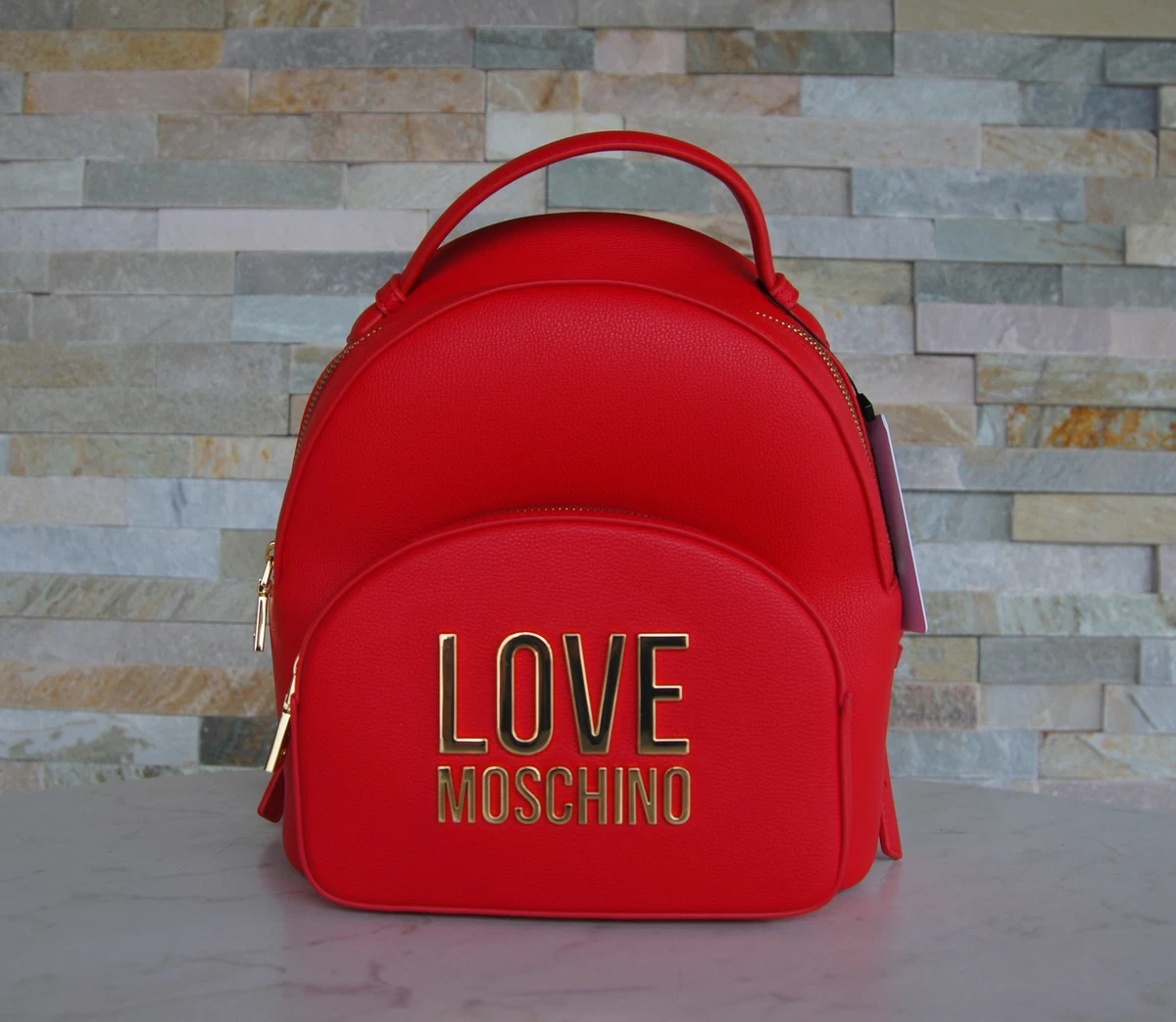 Trendy Love Moschino Bag Backpack Red Former eBay