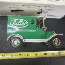 Die Cast Fuller Brush Truck Collectible Bank with Box Hartford