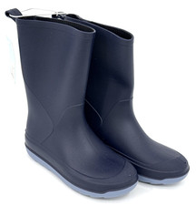 Kids s Andy Slip-On Rain Boots Navy Blue Cat Jack Size 1