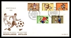 Mayfairstamps Netherlands Antilles FDC 1985 sports soccer First Day Cover aaw_90