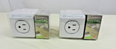 Lot of 2  Allocacoc Original Powercube - 5 Outlet Dual - UBS Charger Adapter