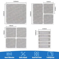 16 Pack Window Screen Repair Patches Adhesive Window Screen Mesh Tape Repair Kit