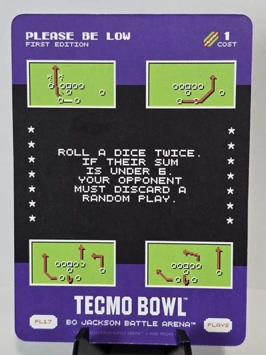2026 Bo Jackson Battle Arena Tecmo #PL17 Please Be Low SSP Play