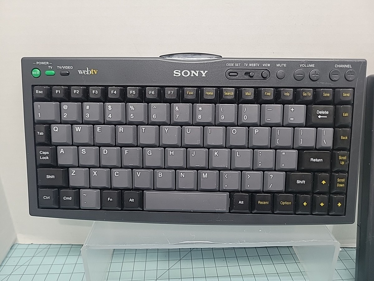 ソニーパソコン Sony Webtv Keyboard SWK-8640 And Remote Control RM-Y801 | eBay