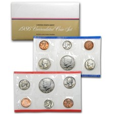 1986 U.S. Mint Uncirculated Coin Set *JE