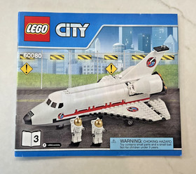 Lego City 60080 Spaceport Space Shuttle retired COMPLETE set w/ 5 Manuals & Box