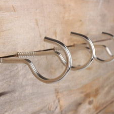 Large Screw Hooks, 4 Inches Heavy Duty Ceiling Hooks for Indoor and Outdoor H...