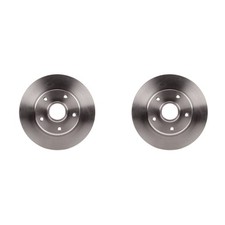2x BOSCH 260mm BREMSSCHEIBEN HINTEN passend für RENAULT CLIO GRAND MEGANE SCÉNIC