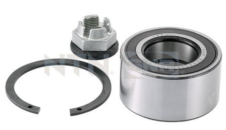 Kit roulement de roue SNR R155.123 en acier trempé pour Renault Clio III