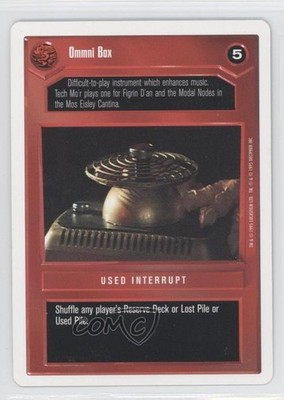 1995 Star Wars CCG: Premiere Unlimited White Border Ommni Box
