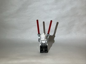 Lego Star Wars Asajj Ventress Minifigure 75087, 2015, Curved Lightsaber Hilts