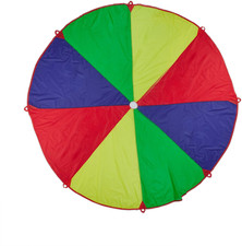 Paracadute Ludico Arcobaleno, Telo Giocattolo per Bambini Ø 3,5 M, Gioco Didatti