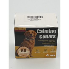  4 Dog Calming Collars Adjustable Pheromone Lavender Chamomile Anxiety Relief