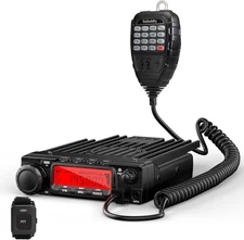 VB70-B 70W VHF Mobile Ham Radio, 144-148Mhz with Air Band, Bluetooth, Noise Redu